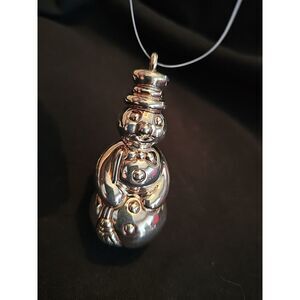 Tiffany Sterling‎ Silver Christmas Ornament Snowman